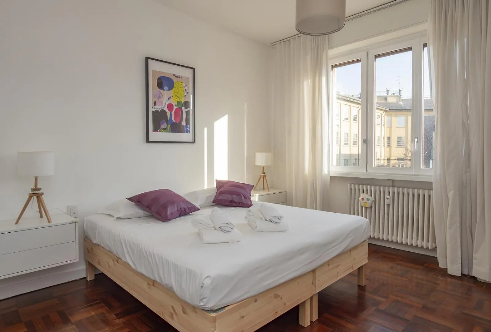 Modern 3 Bedroom With Balcony Steps From San Siro By Rentopolis Milan Apartment